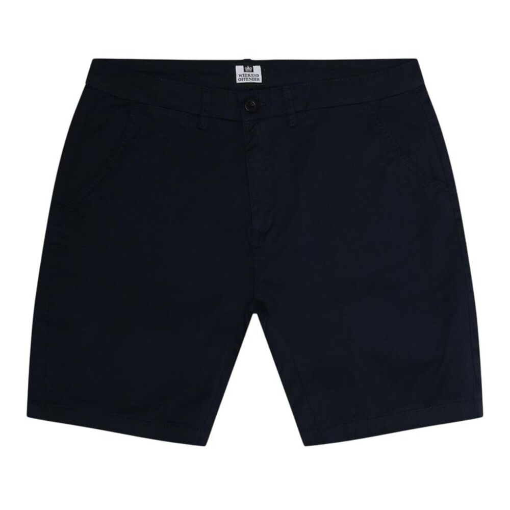 Weekend Offender Mens Dillenger Twill Chino Shorts / Navy